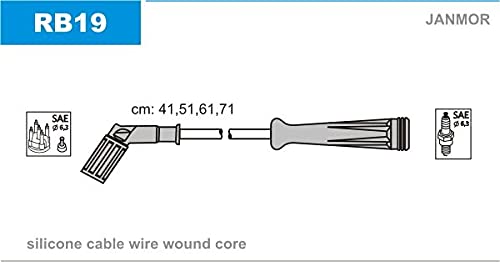 Janmor RB19 Zündleitungssatz von Janmor