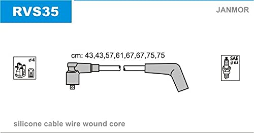 Janmor RVS35 Zündleitungssatz von Janmor