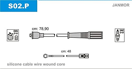 Janmor S02.P Zündleitungssatz von Janmor