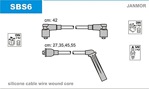 Janmor SBS6 Zündleitungssatz von Janmor