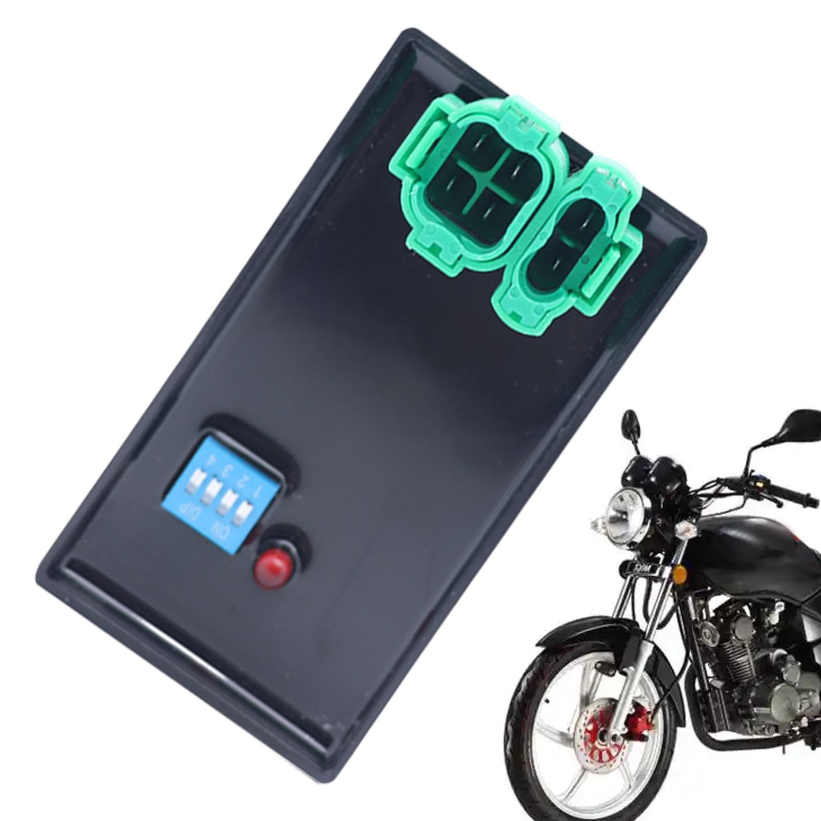 CDI Zündkasten, Motorradzündungsbox | Motorrad -Funken -Modifikationsteilersatz Box | Motorradklingen Zündungszubehör für ein sicheres Fahr- und Öleffizienz von Janurium