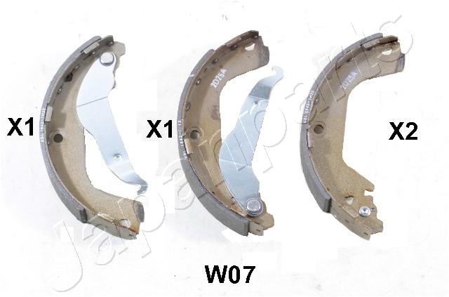 Bremsbackensatz Hinterachse Japanparts GF-W07AF von Japanparts