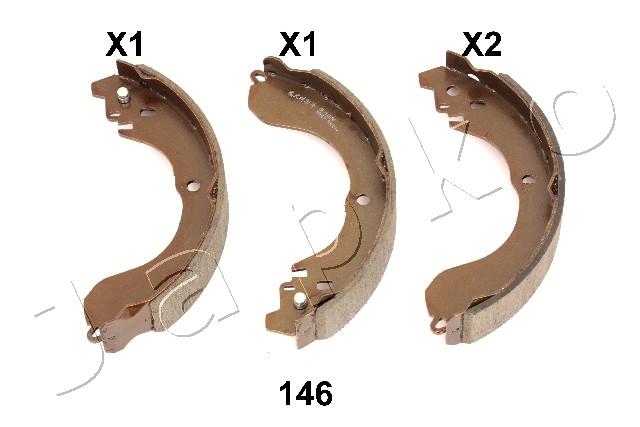 Bremsbackensatz Hinterachse Japko 55146 von Japko