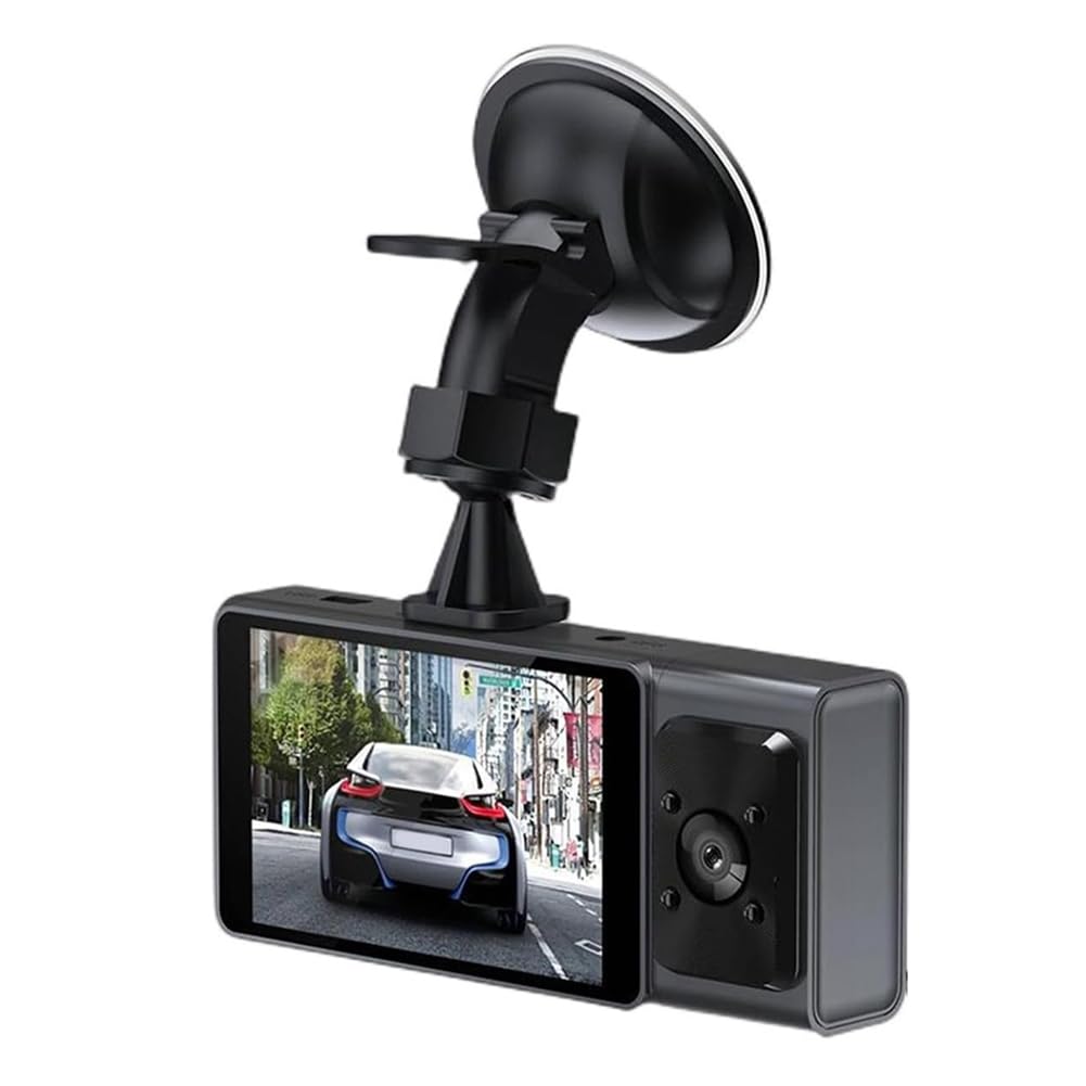 Jasaly Auto-DVR-Dashcam, 1080P-Front- und Innen-Dashcam, WLAN-HD-Nachtsicht, G-Sensor, Parkmonitor, Loop-Aufnahme von Jasaly