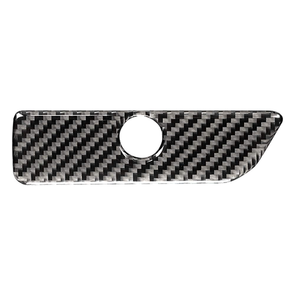 Jasaly Carbon Fiber Aufbewahrungsbox Griffabdeckung Zieraufkleber für Explorer 2013-2019 von Jasaly