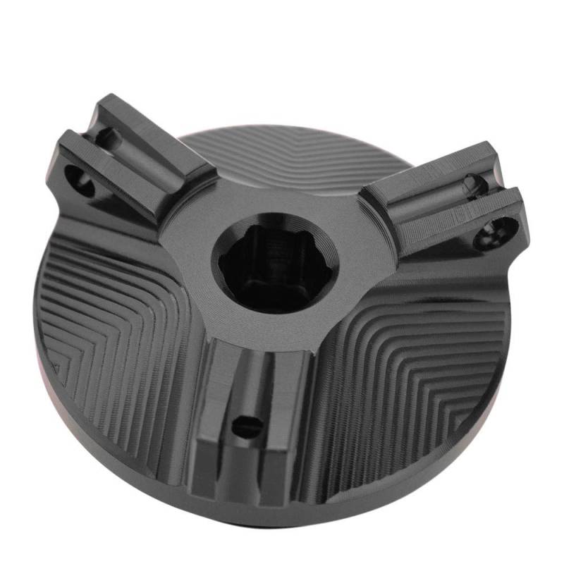 Jasaly Motorrad Motor Kraftstoff Filter ÖL Tank Deckel für 250 300 400 650 1000 Schwarz von Jasaly