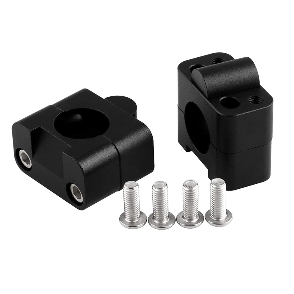 Jasaly Neuer Adapter für Motorradhalterung 7/8-1 1/8 Universal Solid Mounts Passend für Motorrad MX CRF YZF von Jasaly