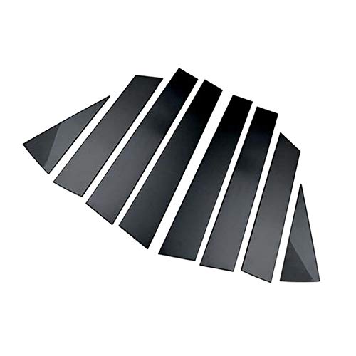 Jasaly für Rogue 2014-2018 GläNzende Schwarze TüR SäUlenpfosten Abdeckung Verkleidung Neu (8Pcs) von Jasaly