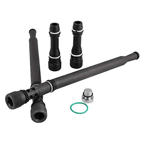 Jasaly für Standrohr und Blind Stecker Kit für 6.0L E/F-Serie 6E7Z-9A332-B Kraftstoffversorgungsrohr 2004-2010 von Jasaly