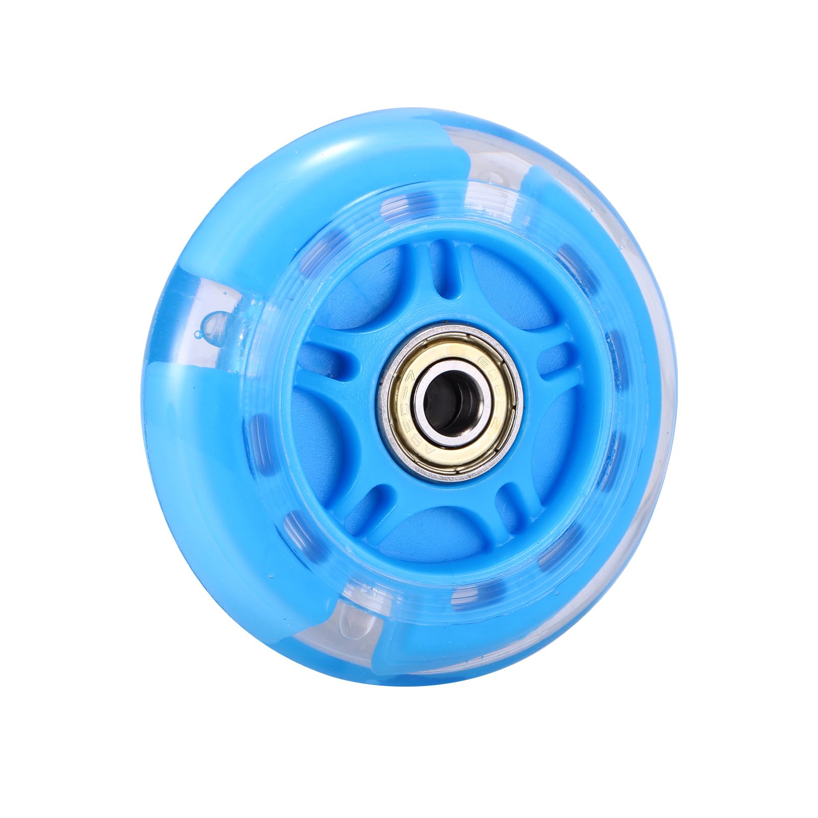 Stunt Scooter Reifen, Stunt Scooter Rollen 80mm mit 3 Blinkenden LED Leuchten, Scooter Räder mit ABEC 9 Lagern, Scooter Wheels 80mm für Alle Stunt Scooter mit 80mm Rädern von Jasfyee