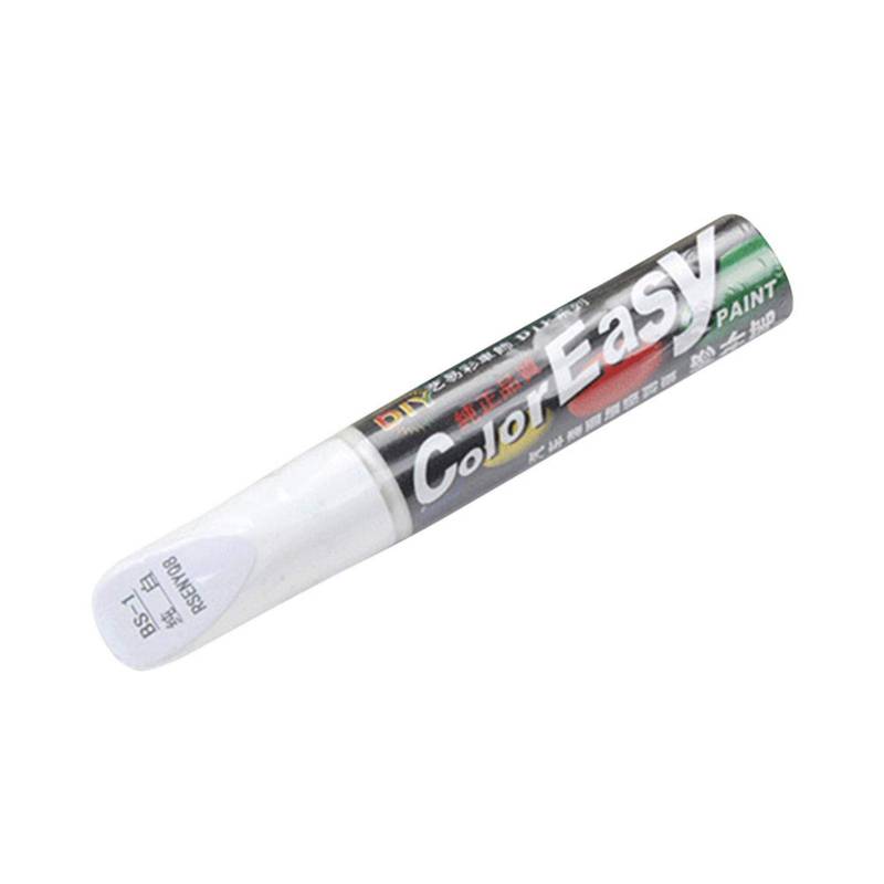 Autolackstift Glänzend - Weiß/Schwarz/Silber/Rot - 12ml Auto Lack Reparatur Auto Lack Stift Auto Kratzer Entferner Lackstift Auto Lack Kratzer Reparatur Stift Pinsel Für Autokratzer von Jatour