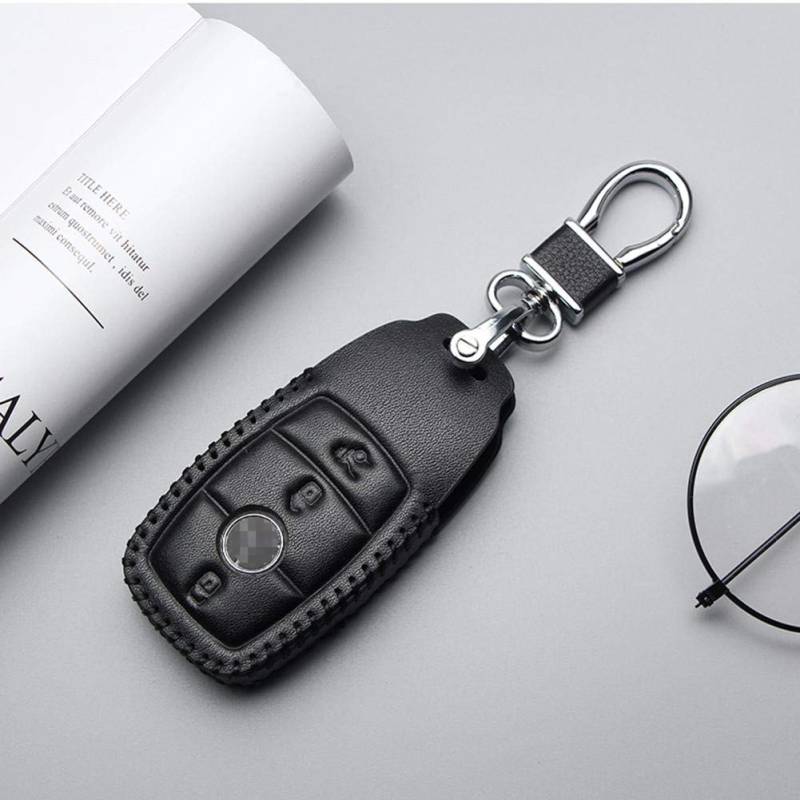 Jatour Schlüsselhülle Auto Key Case Autoschlüssel Hülle für Mercedes Benz CLS CLA GLR SLK AMG A B C S Klasse Schutzhülle Schlüsselhülle von Jatour