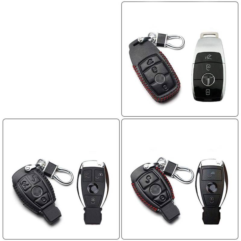 Jatour Schlüsselhülle Auto Key Case Autoschlüssel Hülle für Mercedes Benz CLS CLA GLR SLK AMG A B C S Klasse Schutzhülle Schlüsselhülle von Jatour