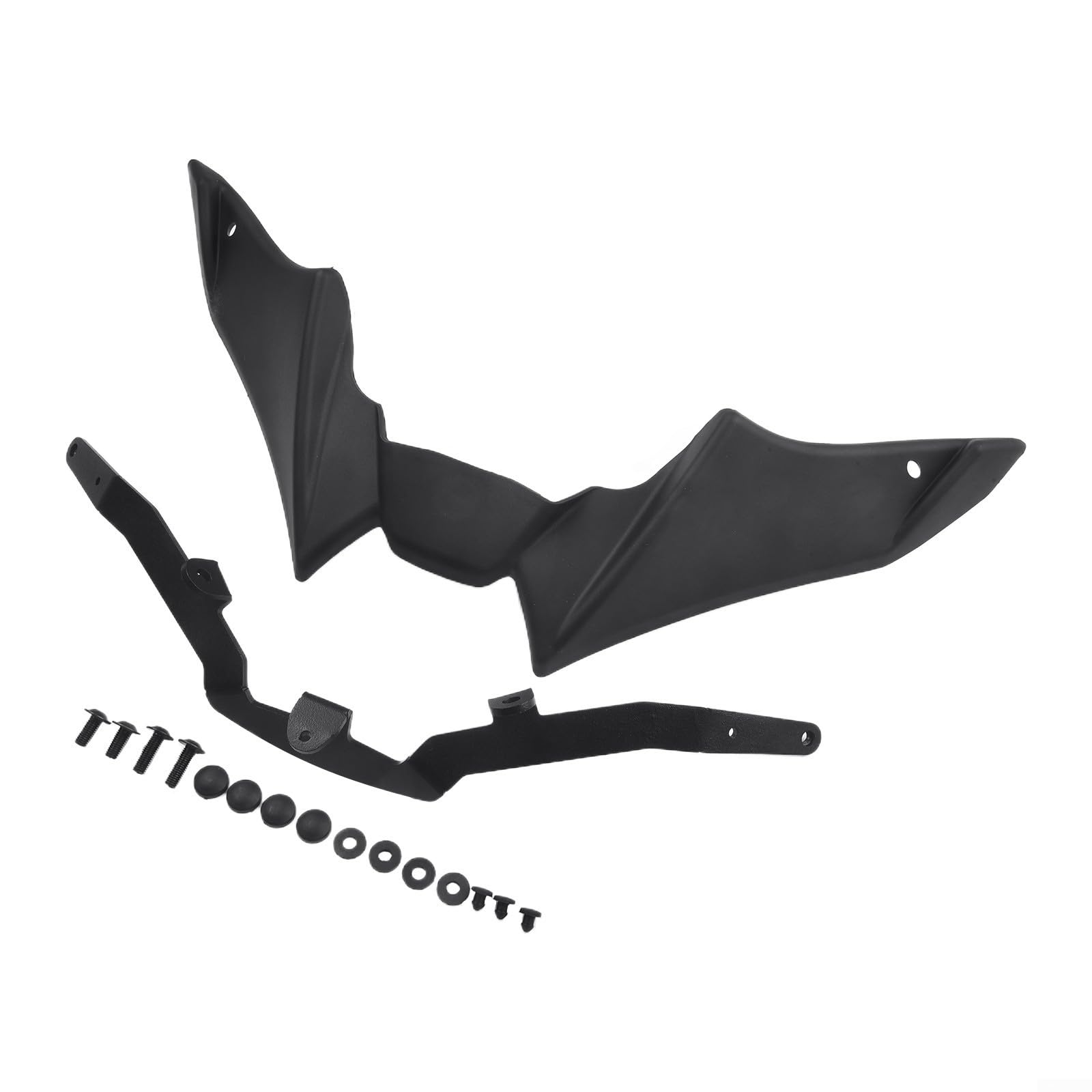 Aerodynamischer Motorrad-Flügelabweiser für 09 SP 2021 2023, Größe 39 x 29 x 8 cm (schwarz) von Jayruit