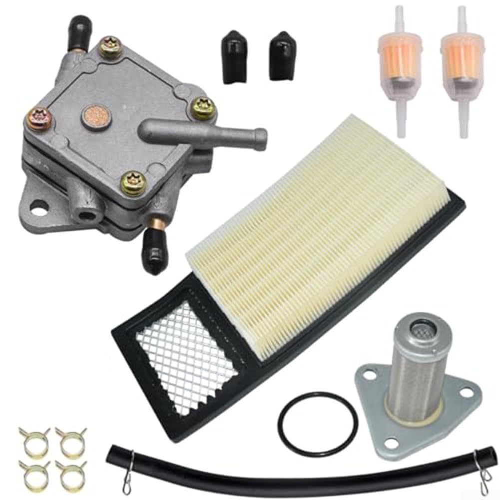 Kraftstoffpumpe und Luftfilter-Set, Motor-Tune-Up-Kit, Golfwagen-Ersatzteil, für EZGO Golfwagen, kompatibel mit 72021G01 und 72144G01 Teilen von Jayruit