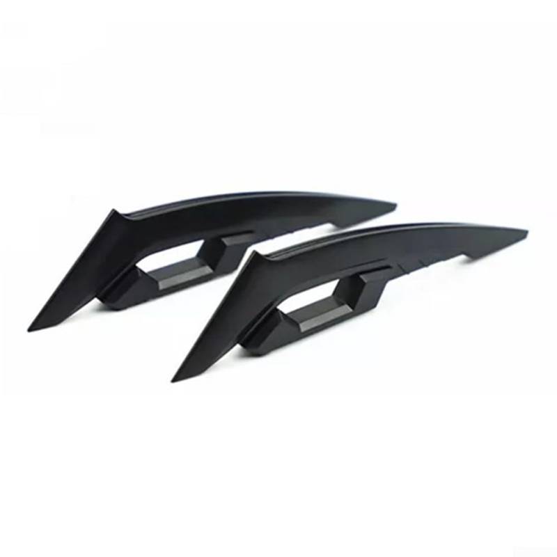 Motorrad Spoiler Flügel Kleber Dekoration Passend Für Die Meisten Motorräder Schwarz Aerodynamischer Spoiler Wing von Jayruit