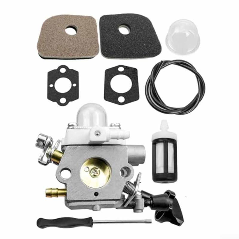 Vergaser-Kit für BR200 Rucksackgebläse Ersatz 42411200625 C1MS219 sorgt für optimale Motorleistung von Jayruit