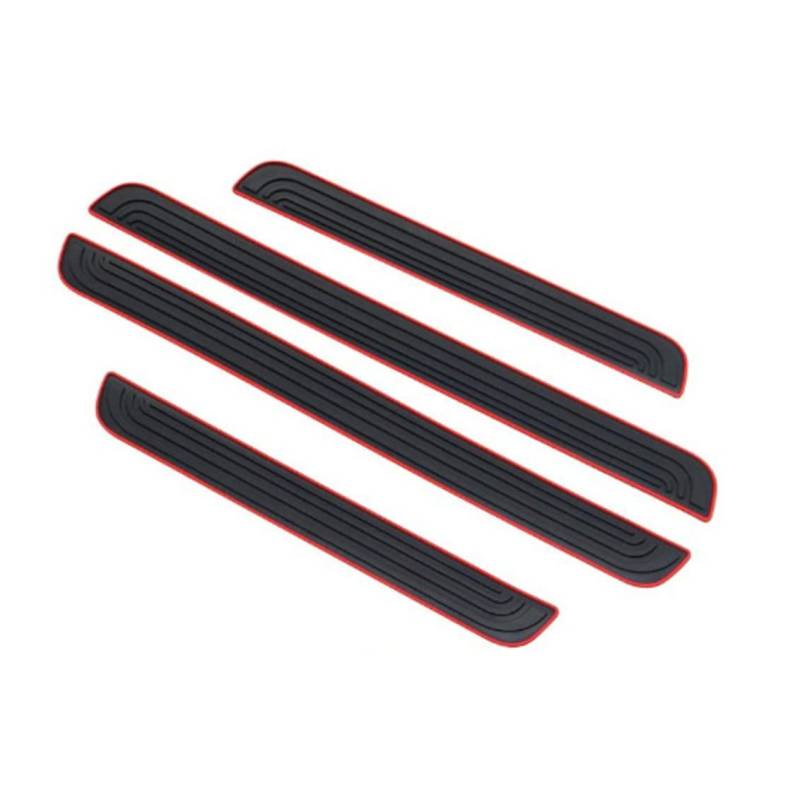 4pcs Auto Tür Bill Sill Protecord Strips Universal Door Entress Guards Anti-Scratch-Schutzstreifen von Jcasbdn