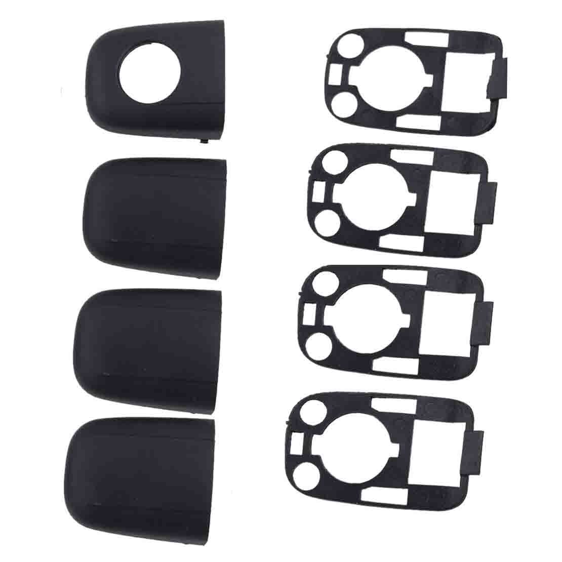 Jdon-hats Abs Türgriffe Endkappe Deckung für Peugeot 307 für Citroen C2 C3 Türschnalle 8pcs von Jdon-hats