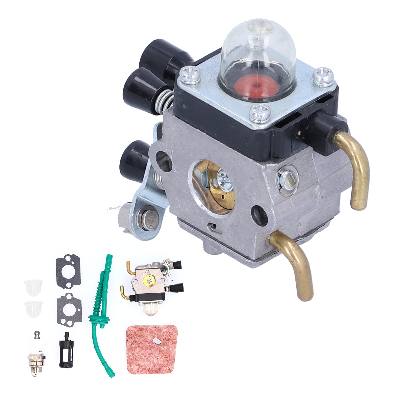 Carburetor -Kit -Schnur -Trimmerteile für FS38 FS45 FS46 FS55 Km55 FS85 Ersatz mit Hoher Zuverlässigkeit aus Hochwertigen Materialien, die Einfach zu Installieren und zu Ersetzen von Jeanoko