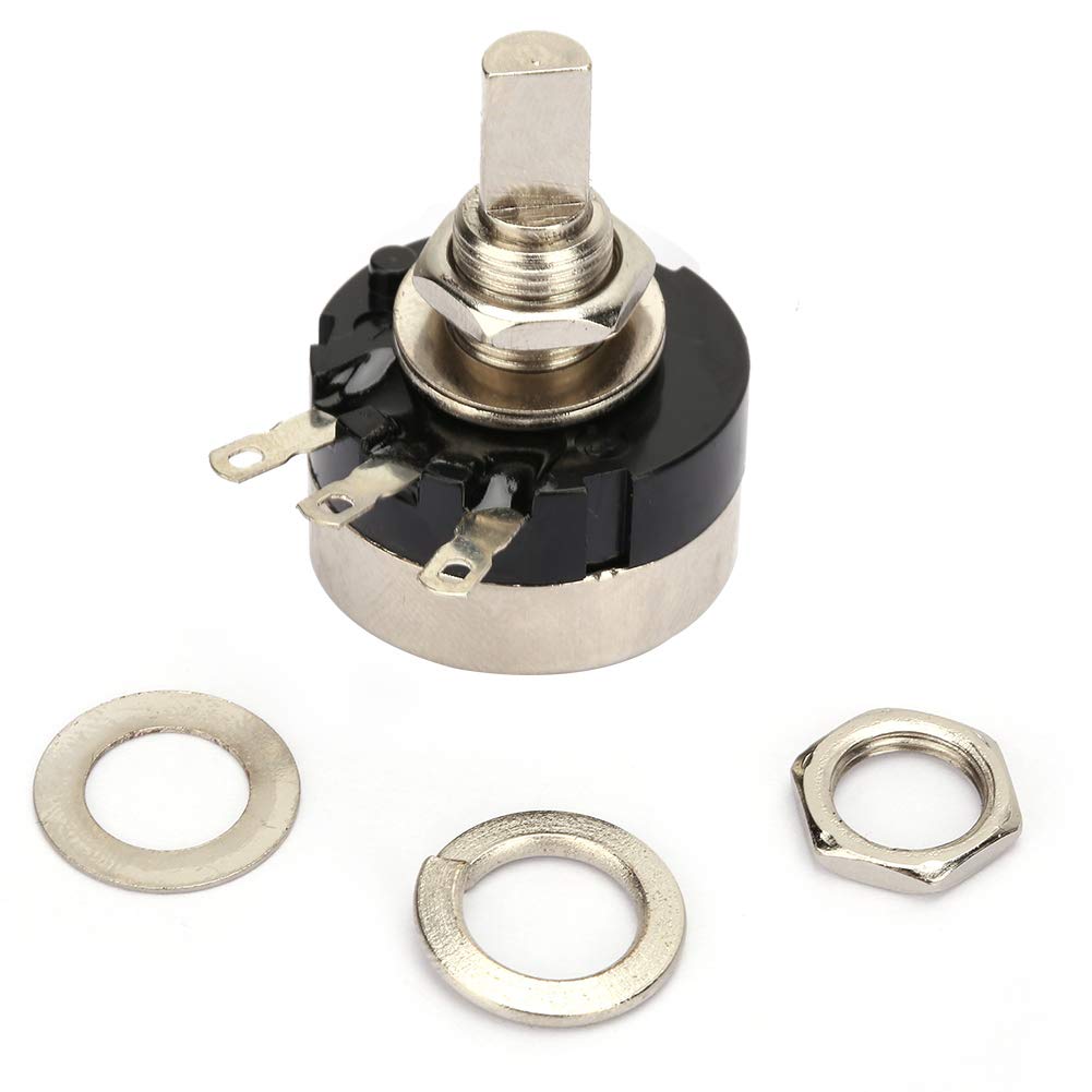 Jeanoko 1 STÜCK RV24YN20F Präzises Einkreis-Potentiometer Carbonfilm-Drehkegelpotentiometer B502 5k Widerstand für die Drehzahlregelung des Wechselrichters von Jeanoko