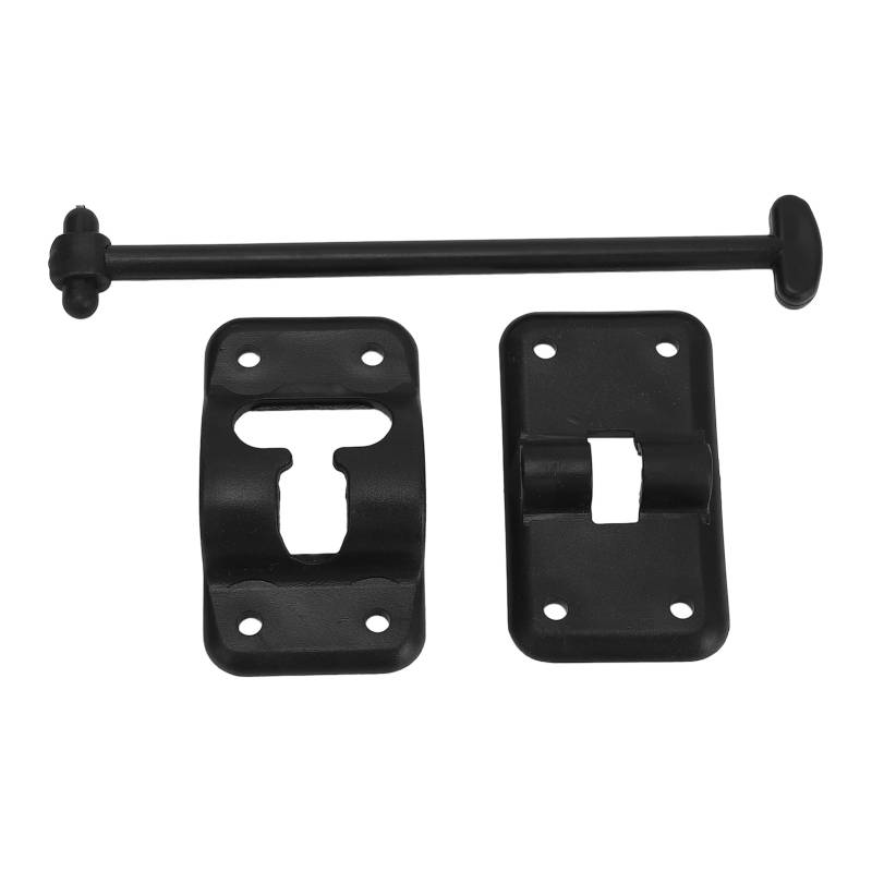 Jectse 4 Sets T-Stil Türhalter-Schnäpper, 15,2 cm Türriegel-Schnapphalter, RV-Anhänger-Schnapphalter, Wohnmobil-Türschnäpper, ABS-Konstruktion, Entworfen für Breite Kompatibilität von Jectse