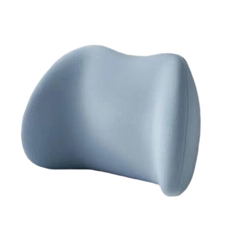 Car Headrest & Lumbar Support Cushion, Car Headrest Cushion, Ergonomic Car Seat Headrest & Lumbar Cushion for Neck Back Pain Relief - Idea for Office Chair (Blue,Lumbar Pillow) von Jeeeun