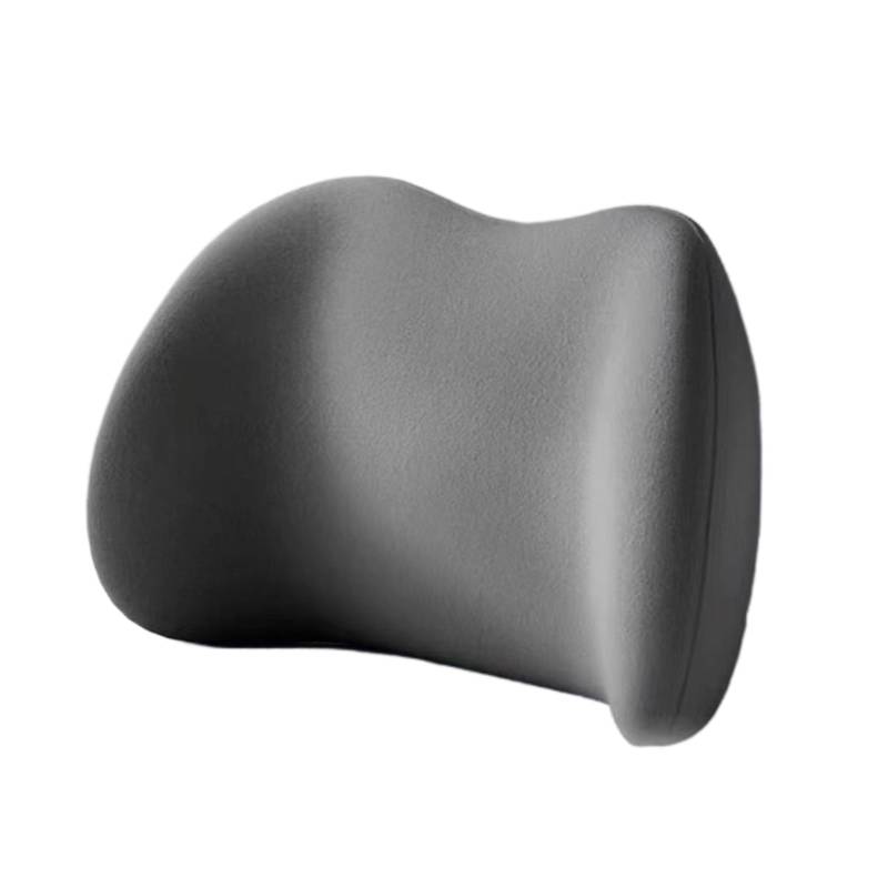 Car Headrest & Lumbar Support Cushion, Car Headrest Cushion, Ergonomic Car Seat Headrest & Lumbar Cushion for Neck Back Pain Relief - Idea for Office Chair (Dark Gray,Lumbar Pillow) von Jeeeun