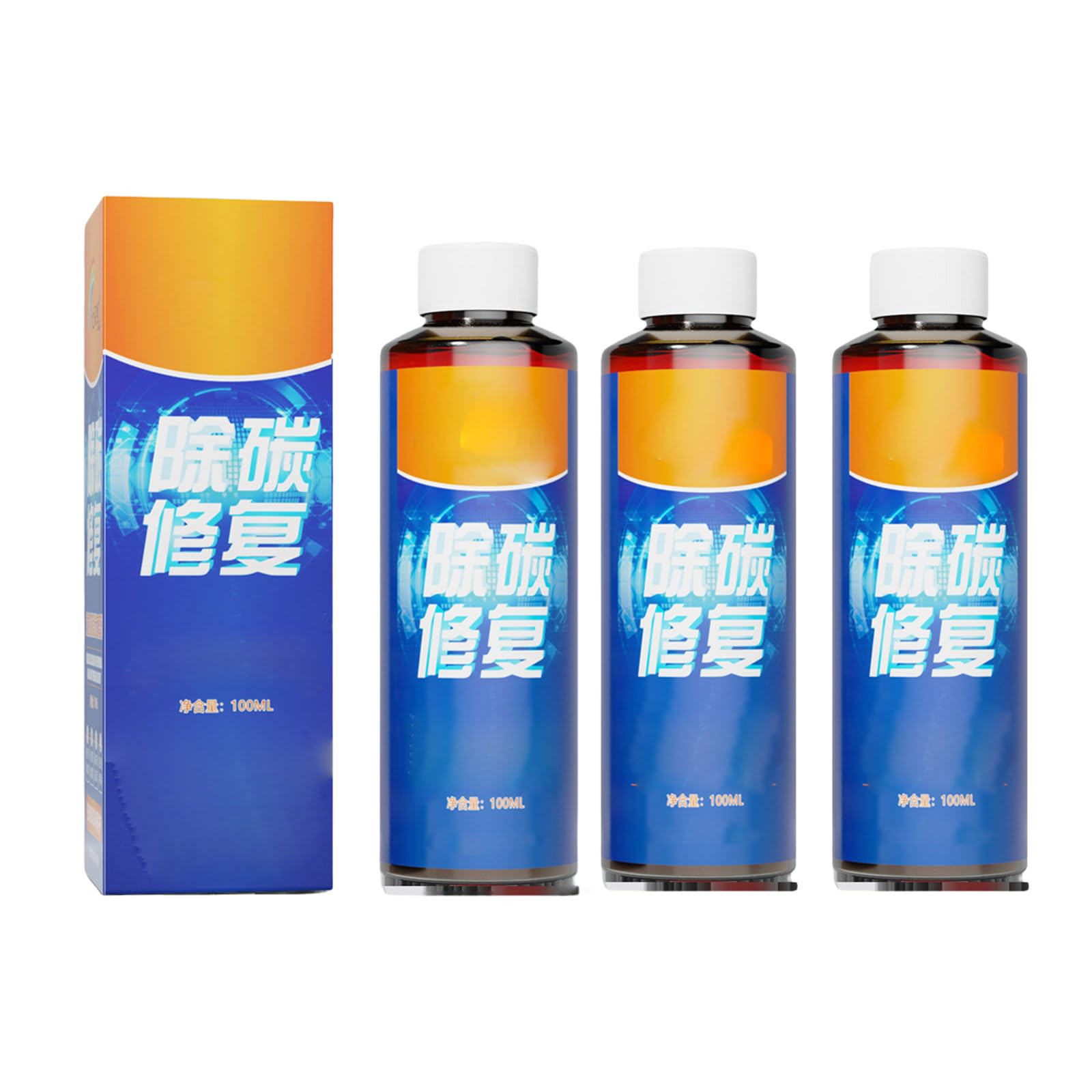 Engine Carbon Removal Repair Agent, 2024 NEW Highly Effective Engine Anti-Wear Protectant, High-Efficiency Engine Anti-Wear Agent Protector (3pcs) von Jeeeun