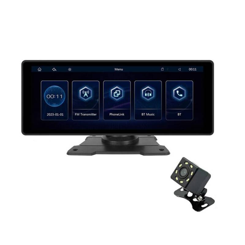 Jeenuuder 10,26-Smart-Player, IPS-Touchscreen, Kabelloses Carplay und Tragbares Android-Autoradio, Bluetooth-Host mit Kamera, Einfache Installation, Einfache Bedienung von Jeenuuder