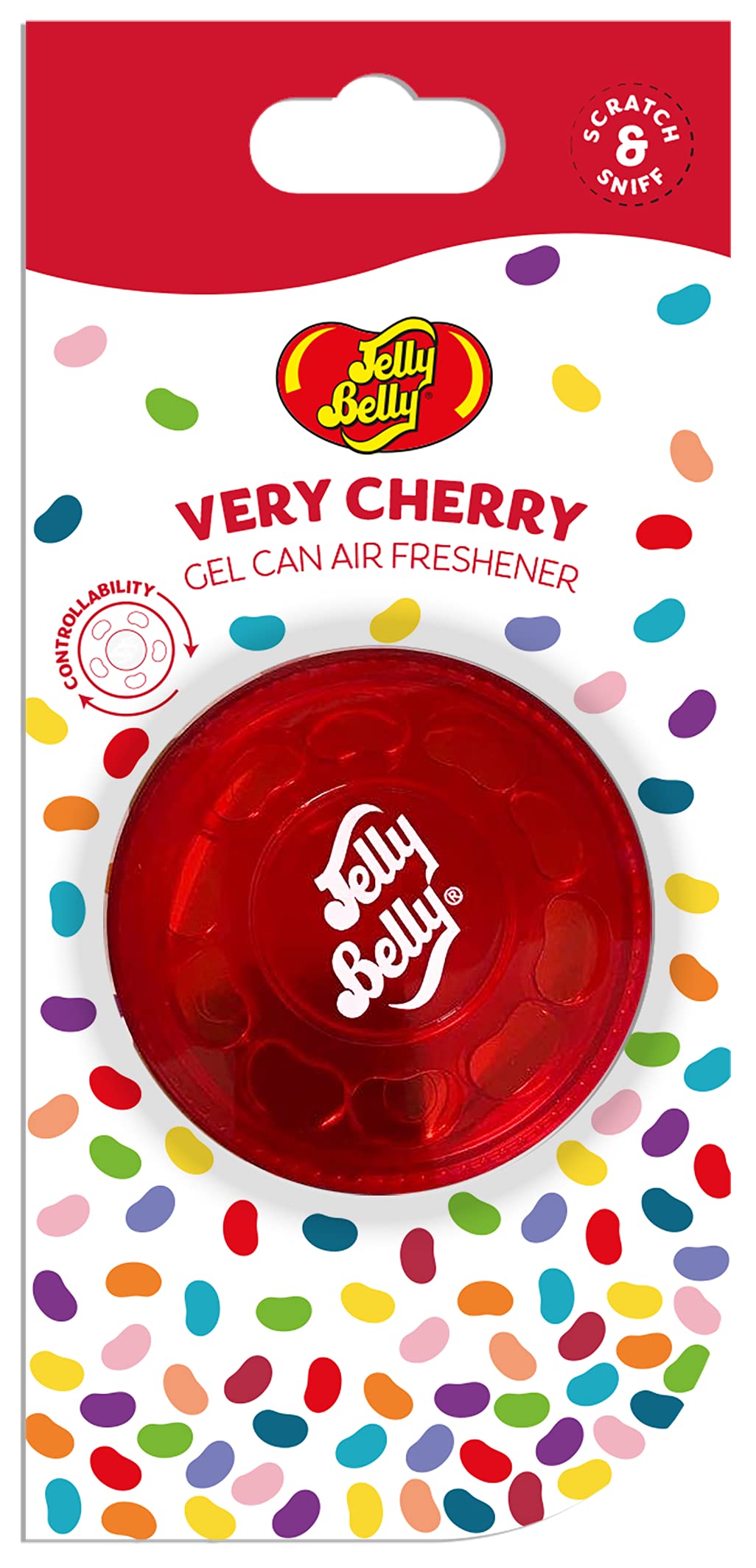 Jelly Belly 15510A Lufterfrischer-Gel-Dose, Duft: Very Cherry von Jelly Belly