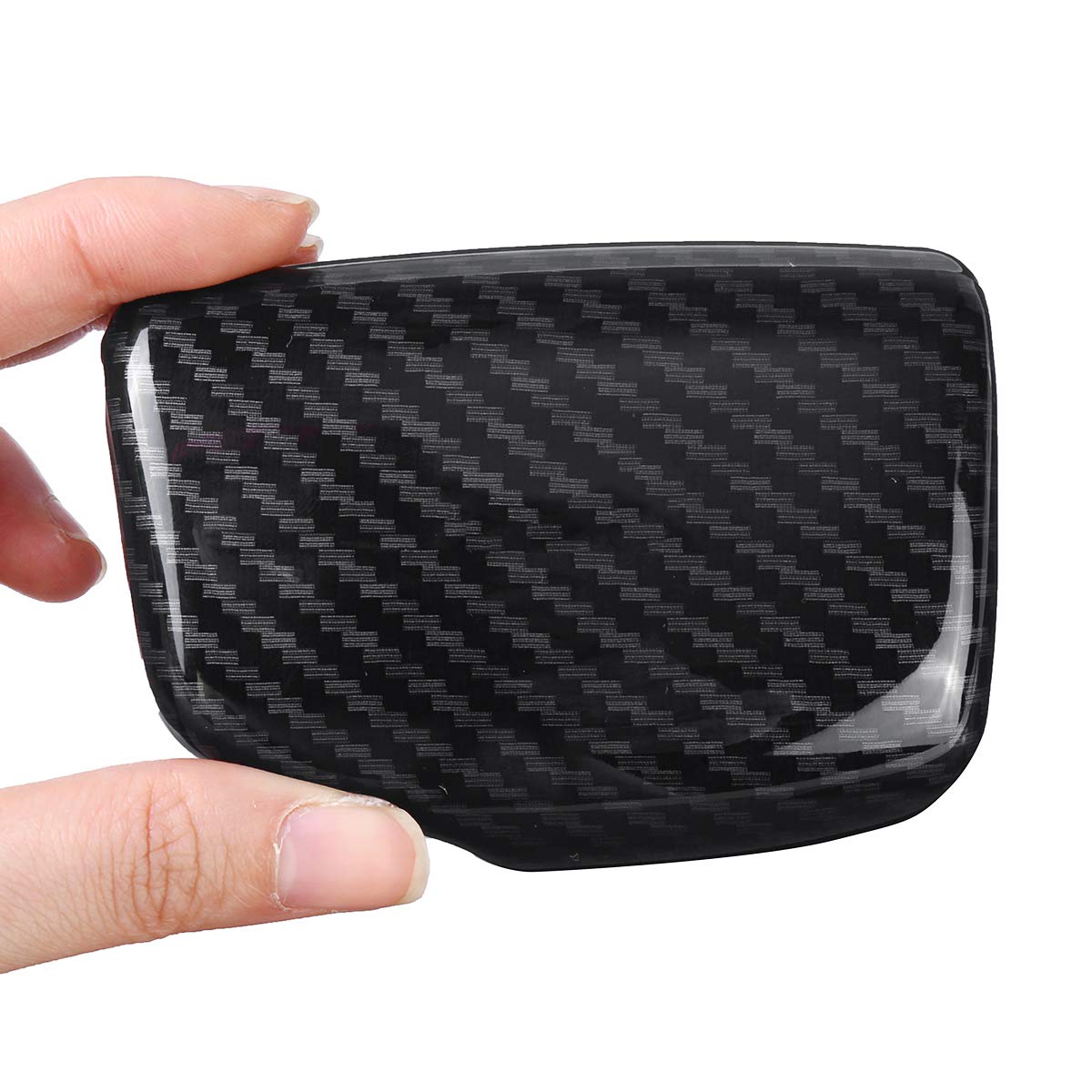 JenNiFer Getriebe-Knob Cap Carbon Fiber Cover Zubehör Für Audi A4 B9 A5 Q5 Q7 von MOMOALA