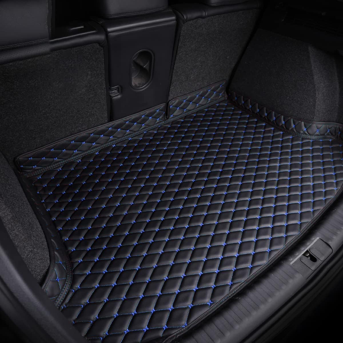 Auto Kofferraummatte, für Hyundai i20 2020+ Kratzfest Cargo Teppich Kofferraum Schutzmatte Kofferraumabdeckung Schutz ZubehöR,F von Jertyhgd