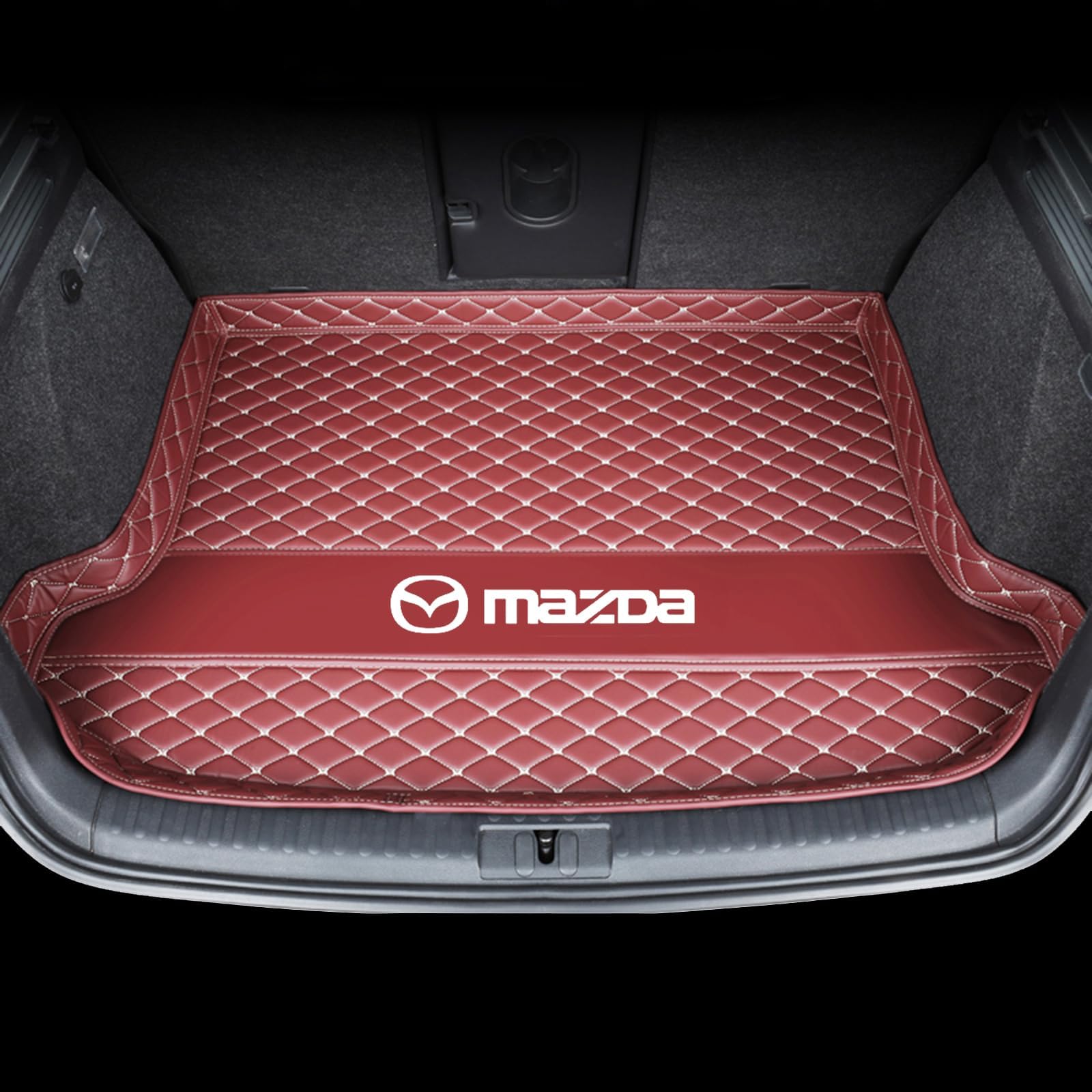 Auto Kofferraummatte, für Mazda CX-30 2019-2023 2024 Kratzfest Cargo Teppich Kofferraum Schutzmatte Kofferraumabdeckung Schutz ZubehöR,E von Jertyhgd