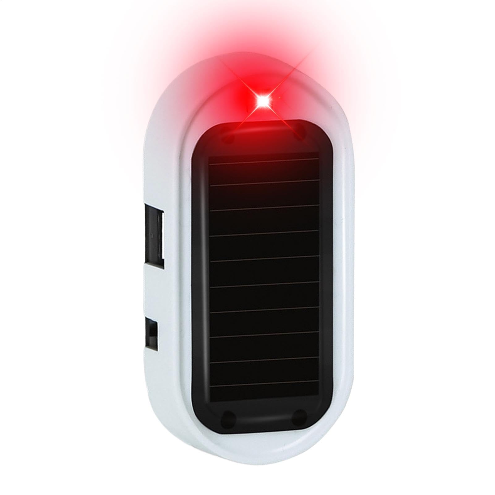 Jeruytgh Fahrzeug-Alarmleuchte, solarbetriebene Alarm-Lumineszenz, USB-Auto-Sicherheitslicht, ohne Bohren, einfache Installation, Schwarz/Weiß zur Verbesserung der Sicherheit Ihres Fahrzeugs von Jeruytgh