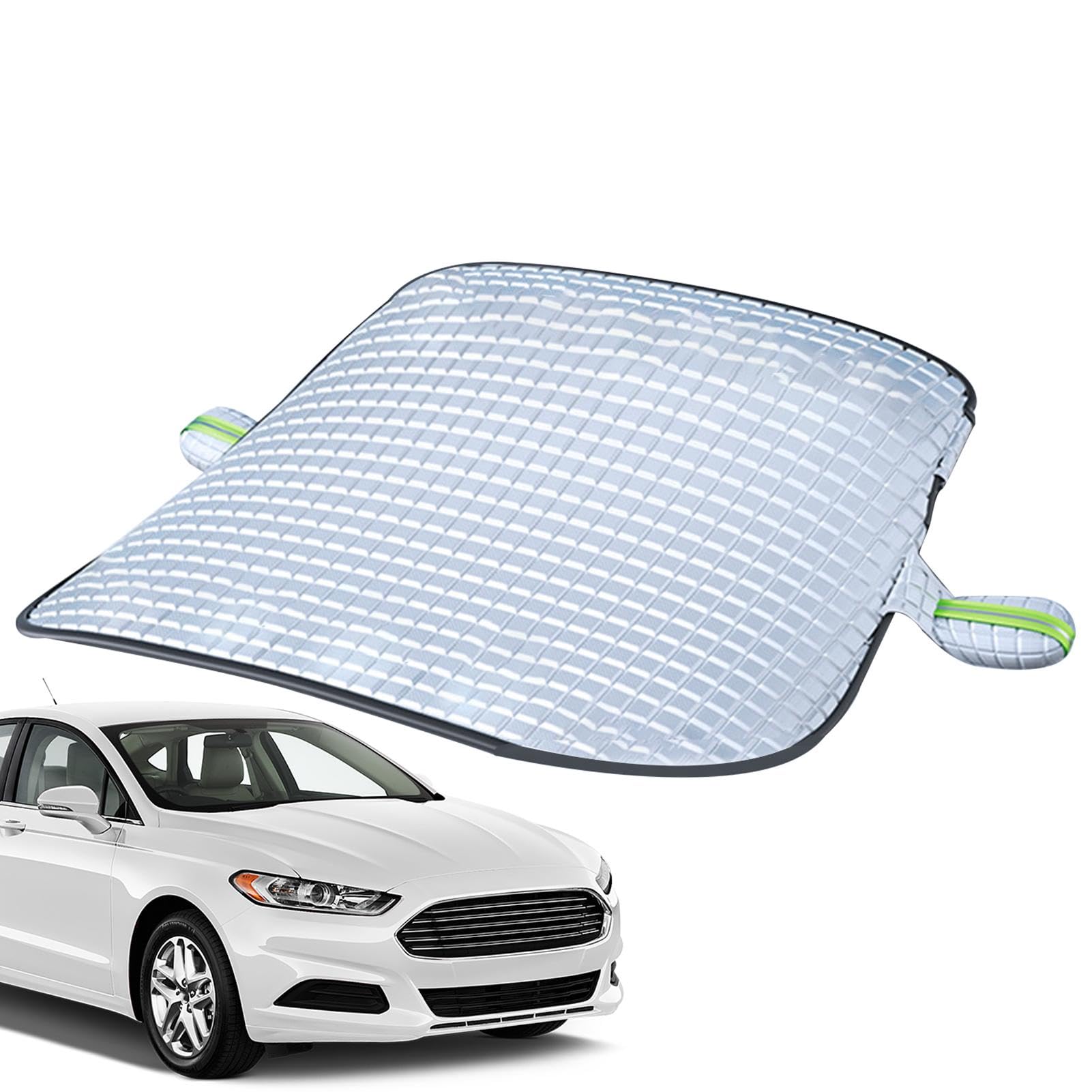 Windshield Cover | Magnetic Car Thickened | Car Cover | Windshield Snow Shield | Uv Protection Cove | Professional Car Windshield Snow Cover Magnetic Windscreen Cover Protector In All Weather von Jeruytgh