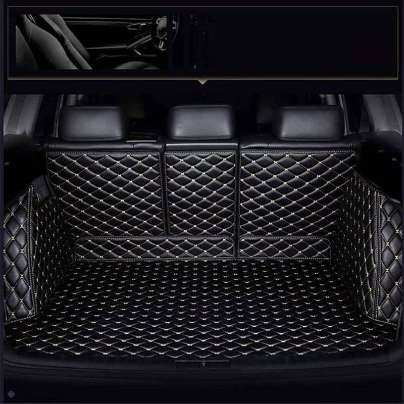 All Inclusive Kofferraummatte Für Audi Q2 2020-2023,Schutz Polster Anti Dirty Teppich Auto stamm Matte,C-Black Beige von JiAQen