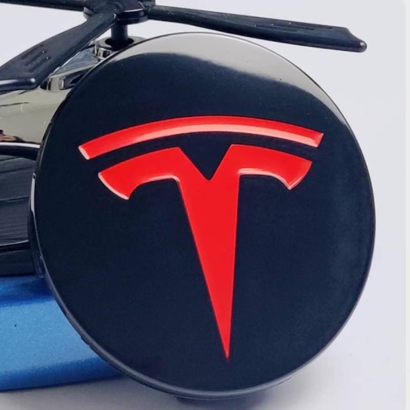Auto Radnabenkappen für Tesla Model Y 2020-2023, Felgenkappen Nabenkappen Felgen Kappen Felgendeckel Radkappen Nabendeckel Wasserdichtigkeit Reifen Zubehör,E-57mm von Jialet