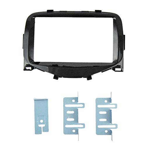 Jialouboo 178 x 102 mm Doppel-DIN-Autoradio Stereo DVD Radioblende Rahmen GPS Rahmen für 2014+, 108, C1 Dash Kit von Jialouboo