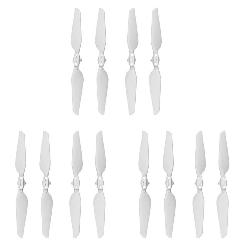 Jialouboo 6 Paar Schnellspanner Faltbarer Propeller für X8 SE 2022 & 2020 Kamera Drohne Propeller RC Quadcopter Ersatzteile, Weiß von Jialouboo