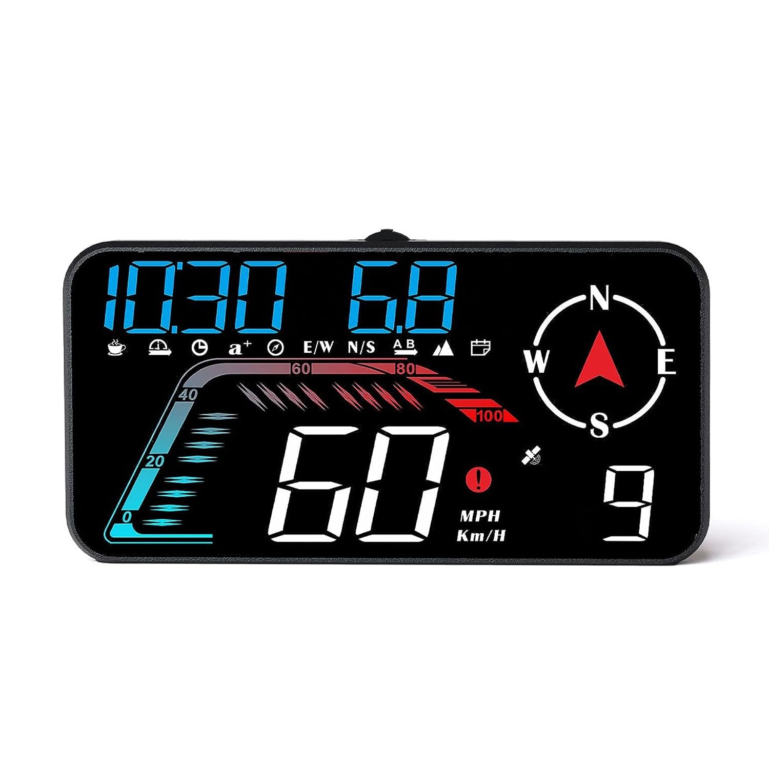 Jialouboo G12 HUD UP Display GPS Auto Display Speeding Alarm Fahrgeschwindigkeit Universal wie abgebildet Einfache Installation von Jialouboo