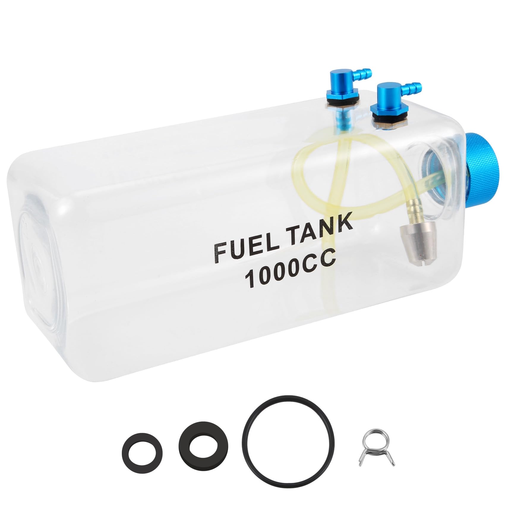 Jialouboo Kraftstofftank Benzin Transparente Plastikflasche 1000CC CNC für RC Gas und Nitro Flugzeug von Jialouboo