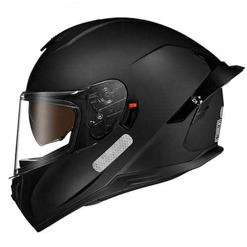 Integralhelm Für Motorradfahrer – Motorrad-Crashhelme Für Straßenrennen Und Touren – Schutzhelm Für Erwachsene, Herren Und Damen, ECE 22.05-Geprüft B,L/{59~60cm} von JianJud