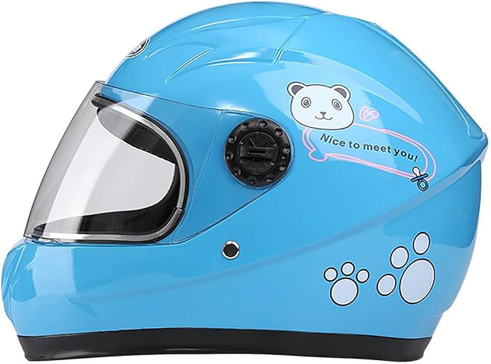 Kid Fahrradhelm,Cartoon Vollvisierhelm Für Kinder,Snowboard Helm ATV Jungen Und Mädchen,DOT/ECE-Qualitätszertifizierung,Geeignet Für Alle Jahreszeiten C,50-55cm von JianJud