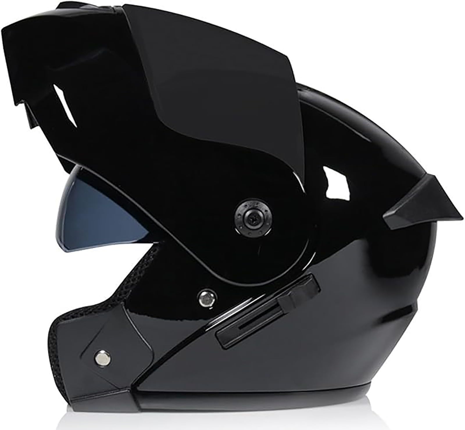 Klapphelm Motorradhelm ECE-R 22.06 Zertifiziert Integralhelm Für Damen Und Herren Jethelm Mit Kinnschutz Scooter Roller Moped Helm Mit Sonnenblende C2,M/{57~58cm} von JianJud