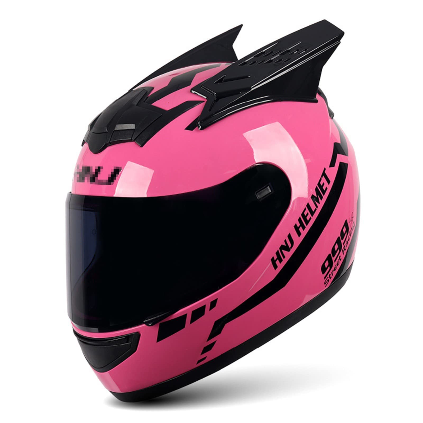 Motorradhelm Integralhelm Rapid Street Helm ECE-Geprüft Unisex Erwachsene Cool Rider Equipment Four Seasons New Street Touring Motorradhelm B,L/{59~60cm} von JianJud