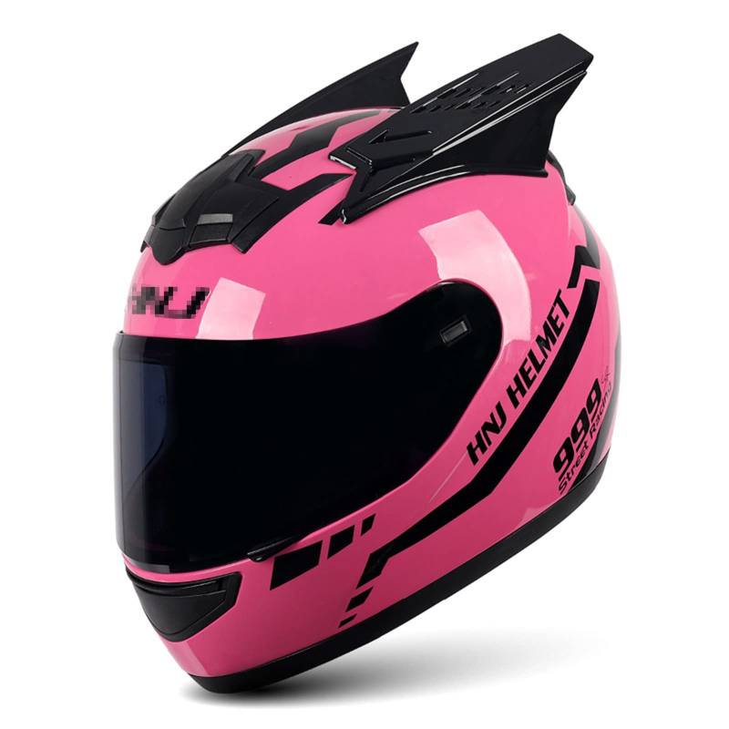 Motorradhelm Integralhelm Rapid Street Helm ECE-Geprüft Unisex Erwachsene Cool Rider Equipment Four Seasons New Street Touring Motorradhelm B,M/{57~58cm} von JianJud