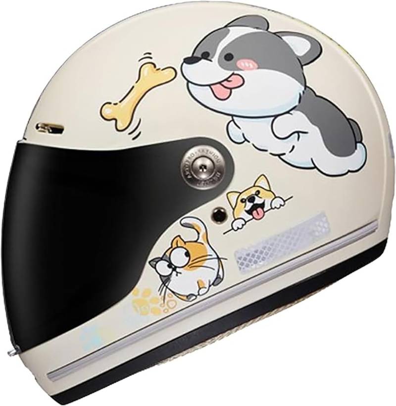 Motorradhelm Kinder Mädchen Junge, Kid Jet Helm Mit Visier, ECE-Zertifizierung Roller Helm Kids Scooter Helm Mofa Helm Fahrradhelm E,48-55cm von JianJud