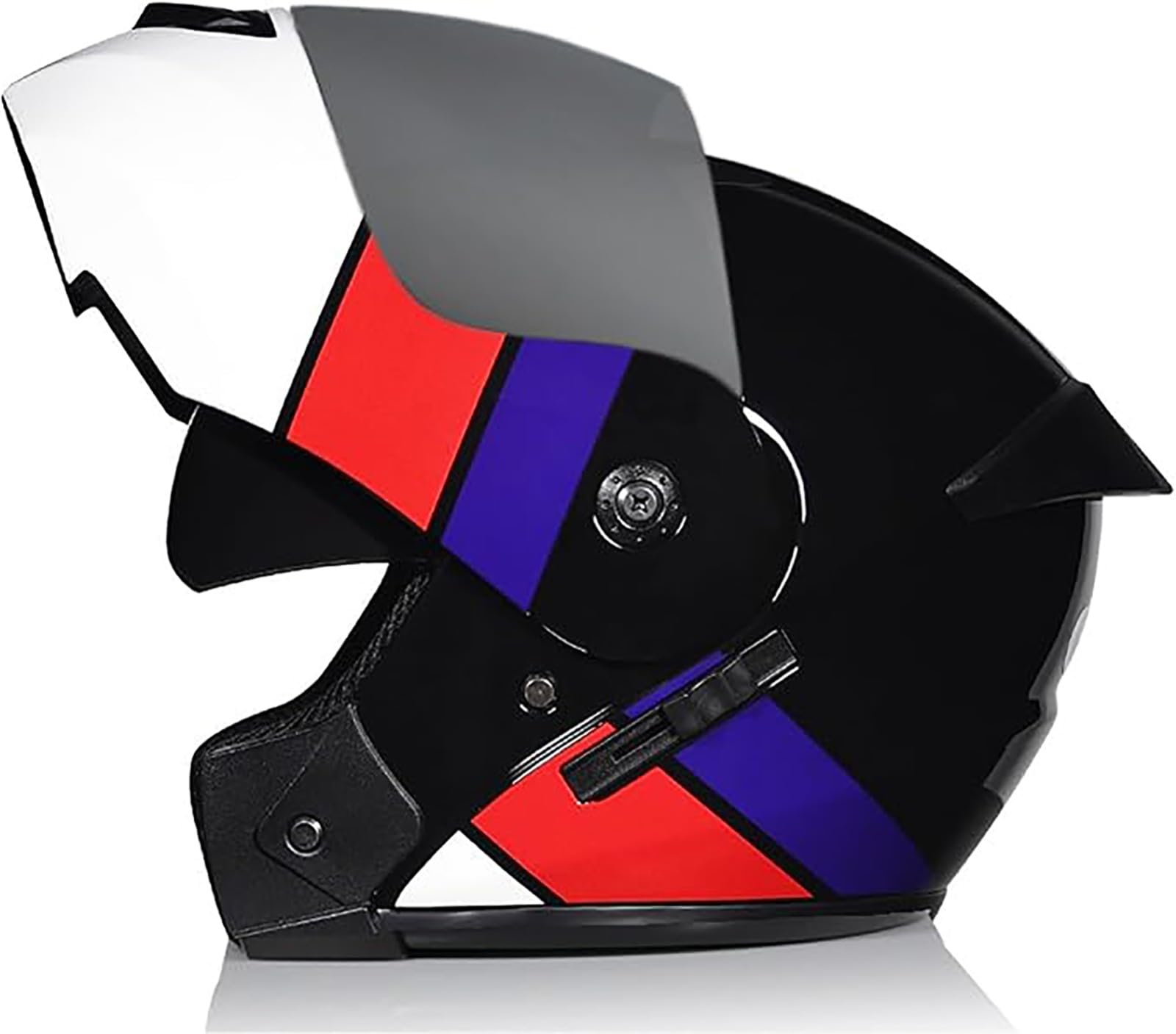 Motorradhelm - Klapphelm Modularer Helm Mit Doppelvisier, ECE Zertifiziert Motorrad Helm Integralhelm Jethelm Für Erwachsene Damen Und Herren G2,L/{59~60cm} von JianJud