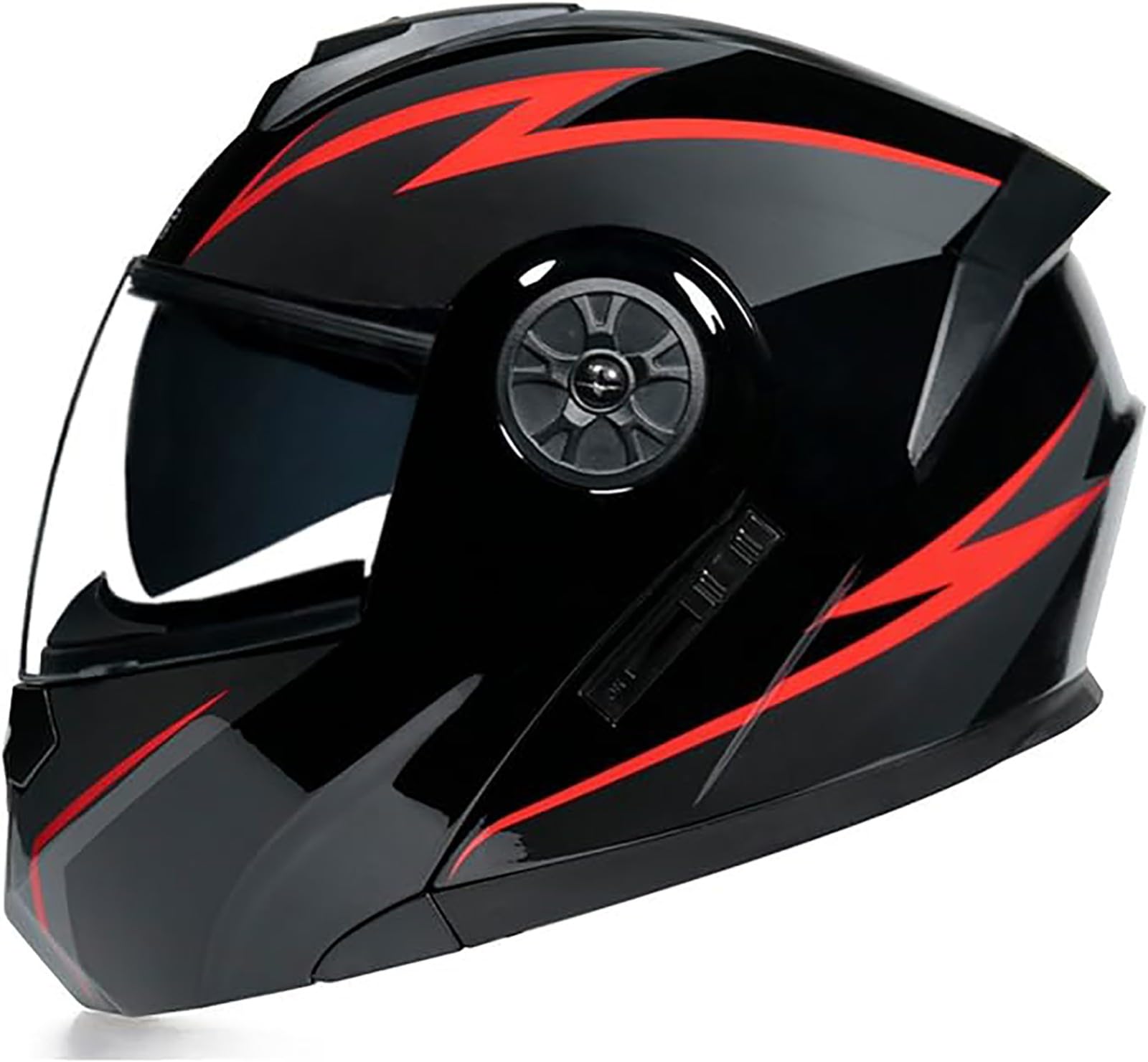 Motorradhelm Unisex Für Erwachsene, Motorrad-Sturzhelm, ECE-Geprüfter Integralhelm Mit Doppelvisier, Crash Rider Biker-Sport-Motorradhelme B,S/{55~56cm} von JianJud